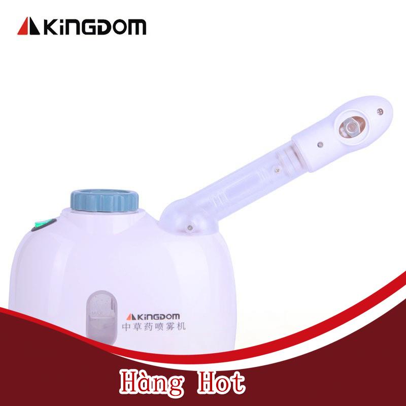 Máy xông hơi mặt KingDom K33C xông tinh dầu, xông thảo dược- Màu Hồngda dầu