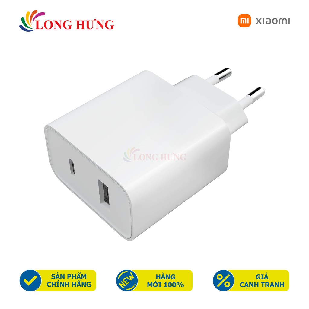 Cốc sạc Xiaomi Mi 33W Wall Charger Type-C + Type-A BHR4996GL MDY-11-EX - Hàng chính hãng - Khả năng sạc nhanh 33W