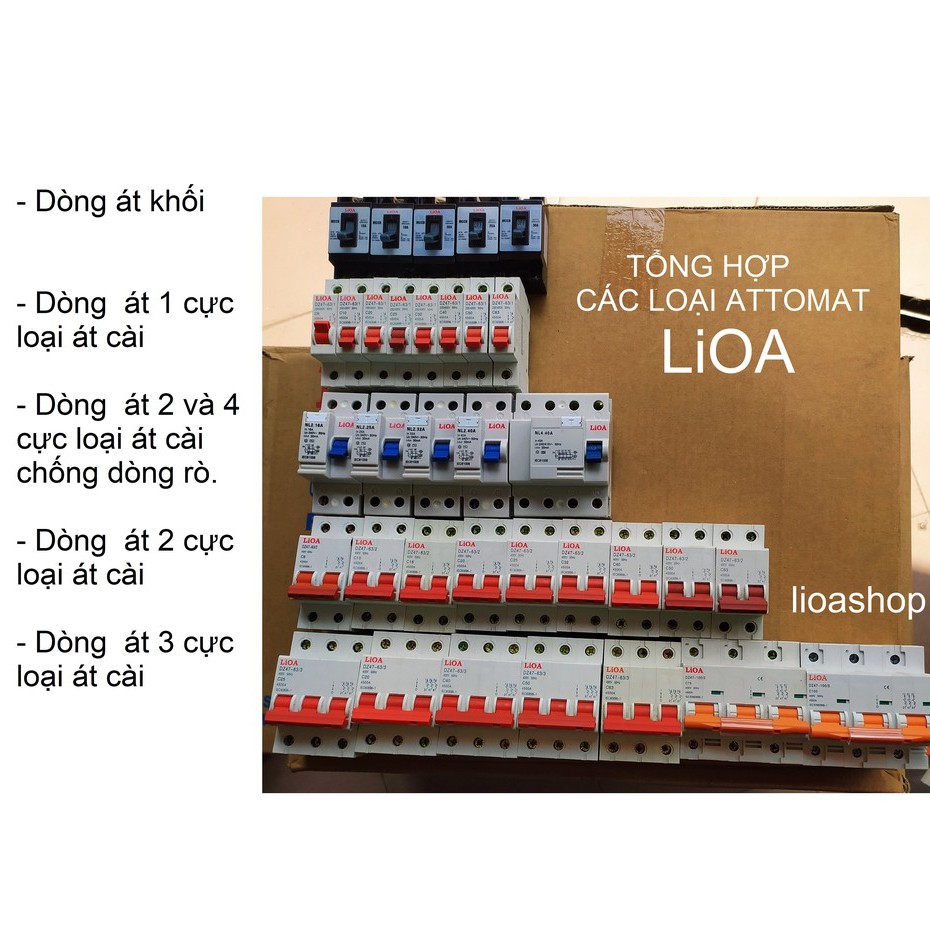 ATTOMAT 3 CỰC 3 PHA 75A-100A LiOA -DÒNG ÁT CÀI.
