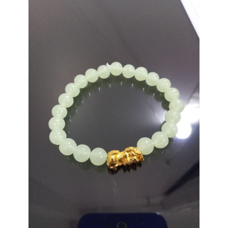 Chuỗi đeo tay 8li dạ quang phát sáng trong đêm mix tỳ hưu Giá chỉ 32k/1 chuỗi