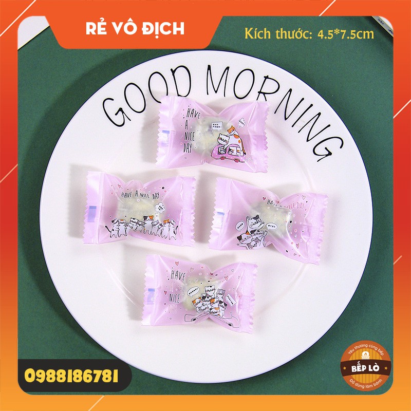 Túi đựng Kẹo Sữa Bánh Đồng Tiền Bánh Quy đủ mẫu SIÊU ĐẸP SIÊU DỄ THƯƠNG - set 100 túi