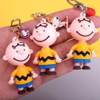 ⭐Cuộc sống ở góc⭐Snoopy Charlie Brown Móc Khóa Mặt Dây Chuyền Túi Unisex Mặt Dây Chuyền Quà Tặng