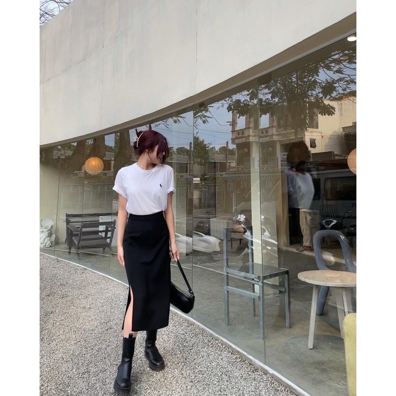 [Size XS-S-M-L-XL-XXL-3XL] Chân váy dài xẻ tà IN2000CLOTHING