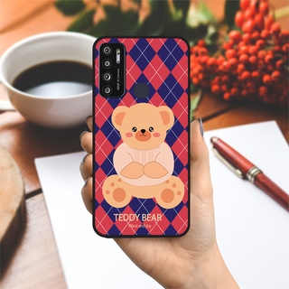 Ốp lưng Vsmart Joy 3/Joy 4/Active 3/Bee 3/Live/...dẻo đen hình Teddy