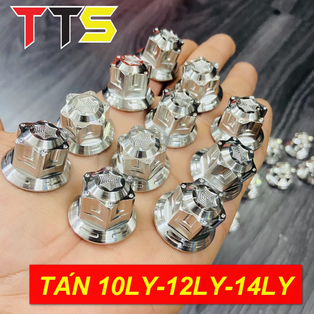 TÁN INOX SALAYA MẪU VÀNH TO ĐẦU BÍT SIZE 10LY, 12LY, 14LY
