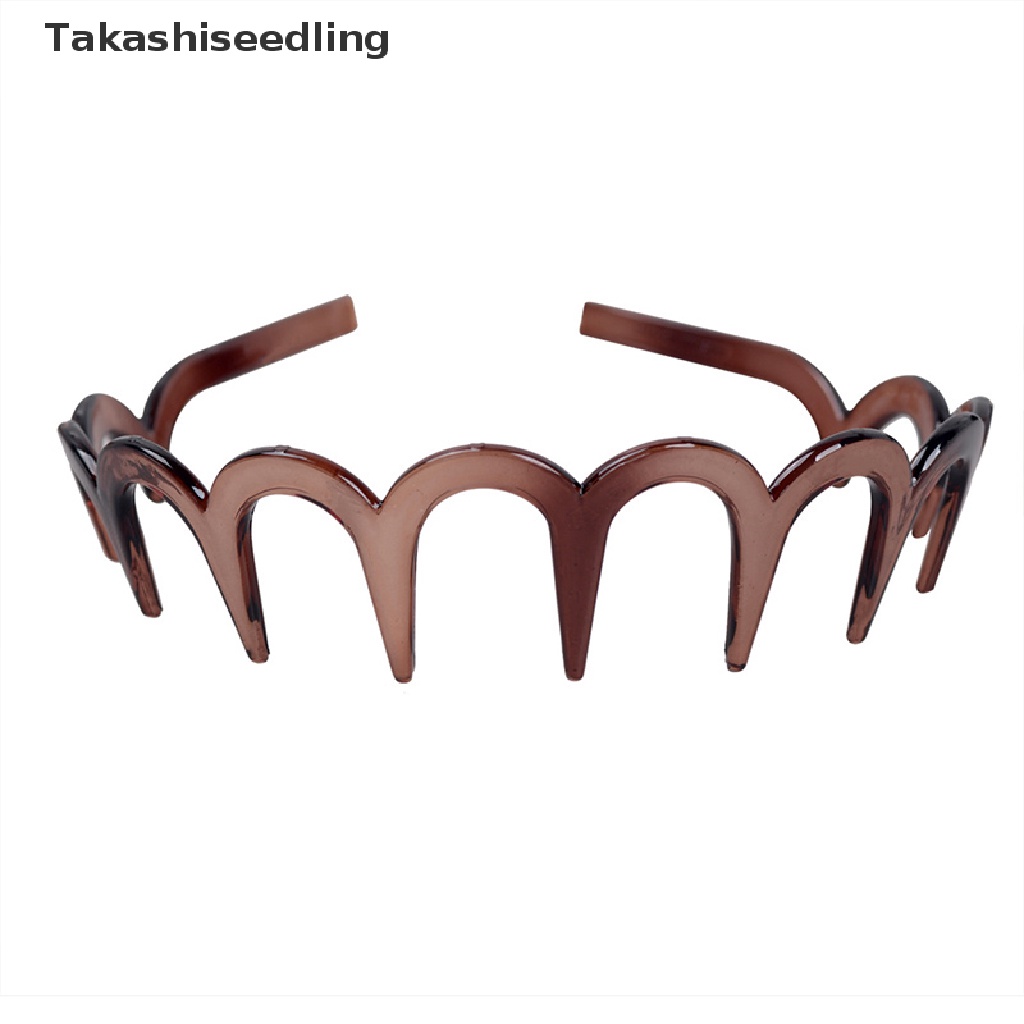 (Takashiseling) 1 Lược Cài Tóc Răng Cá Mập Bằng Nhựa Cho Nữ