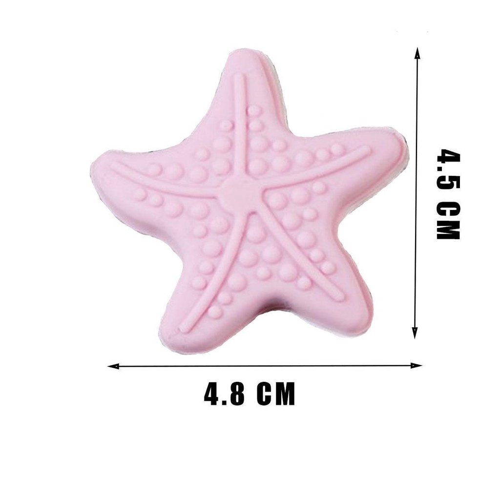 DAPHNE Household Starfish Shape Crash Pad Safety Buffer Guard Stoppers Luminous Door Stopper Handle Bumpers Accessories Gate Back Cushion Anti-collision Pads Wall Protectors Self Adhesive Silicone Doorstop/Multicolor