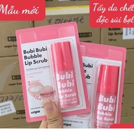 (MẪU MỚI) TẨY TẾ BÀO CHẾT SỦI BỌT THẢI ĐỘC MÔI BUBI BUBI LIP UNPA HÀN QUỐC