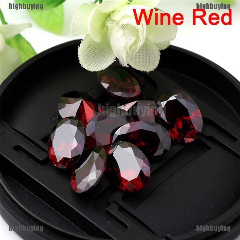 Đá Zircon Tự Nhiên Hình Oval Kích Thước 10X14Mm Dùng Làm Đồ Trang Sức
