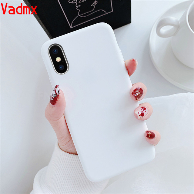 Ốp điện thoại silicon màu trơn hợp thời trang cho Oppo A12 A12E A7 A5S A3S R17 Pro
