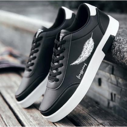 [Mã FAMAYMA2 giảm 10K đơn 50K] Giày thể thao nam in họa tiết lông vũ, giày thể thao phong cách Hàn Quốc mã DV5 | BigBuy360 - bigbuy360.vn