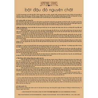 [500g] Bột đậu đỏ nguyên chất