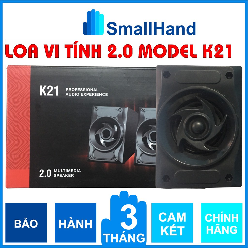 Model K21 – Multimedia Speaker 2.0 – Loa vi tính 2.0 nhập khẩu – Bảo hành 3 tháng