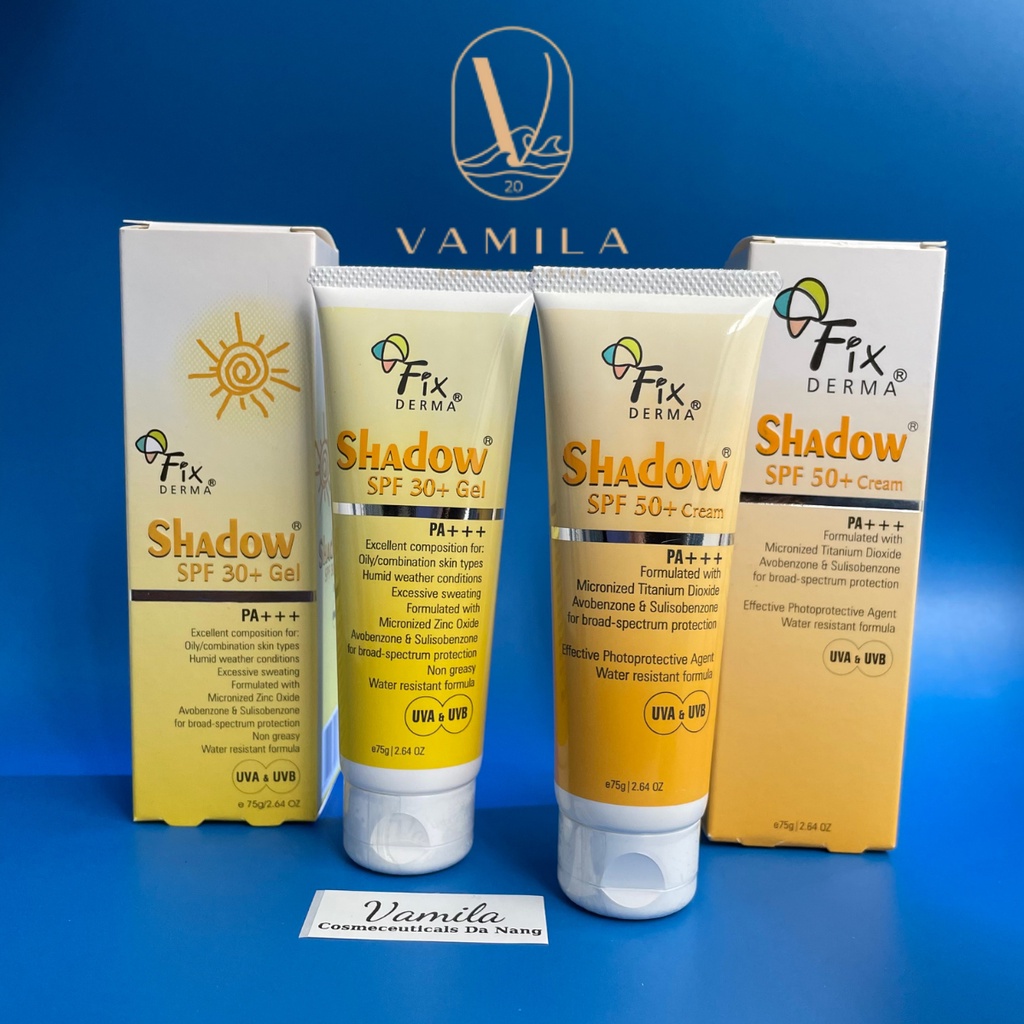 Kem Chống Nắng FixDerma SPF 50+ 75g Chính Hãng Fixderma Shadow