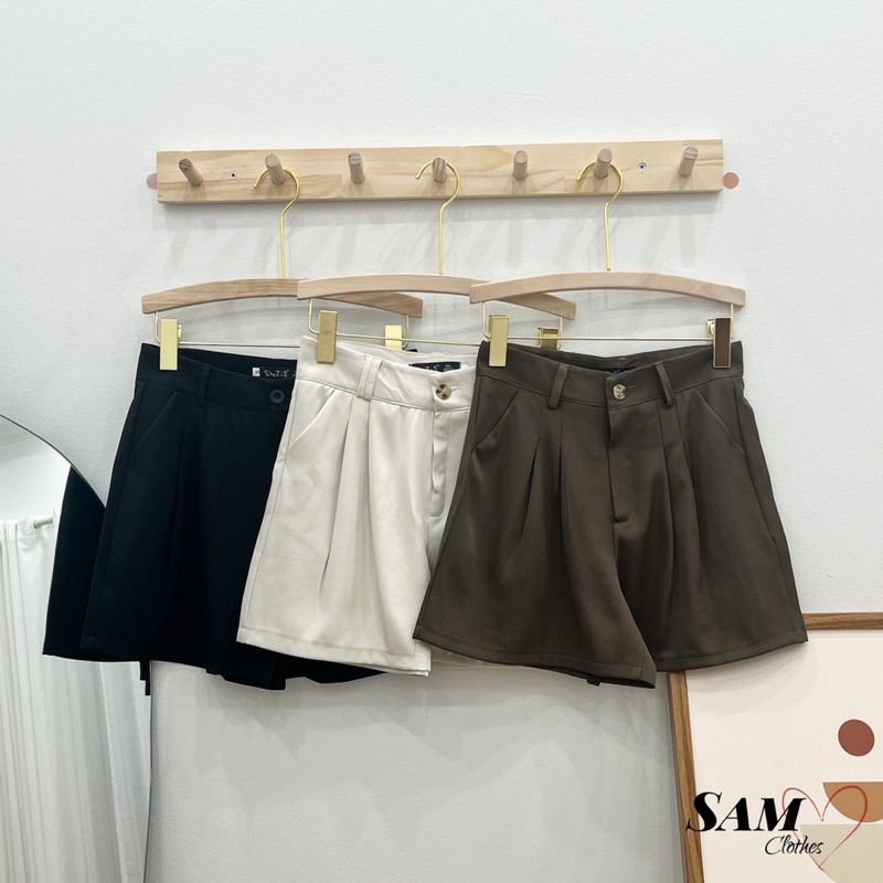 Quần Short nữ lưng cao ống rộng | BigBuy360 - bigbuy360.vn