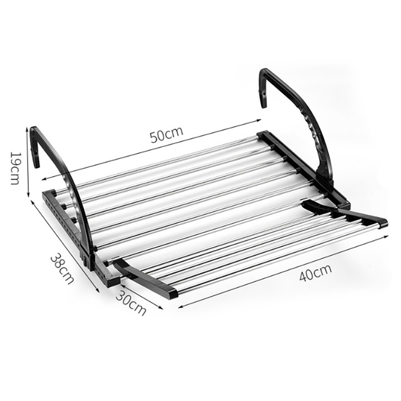 Giá Phơi Đồ Bằng Thép Không Gỉ Có Thể Gấp Gọn Tiện Dụng