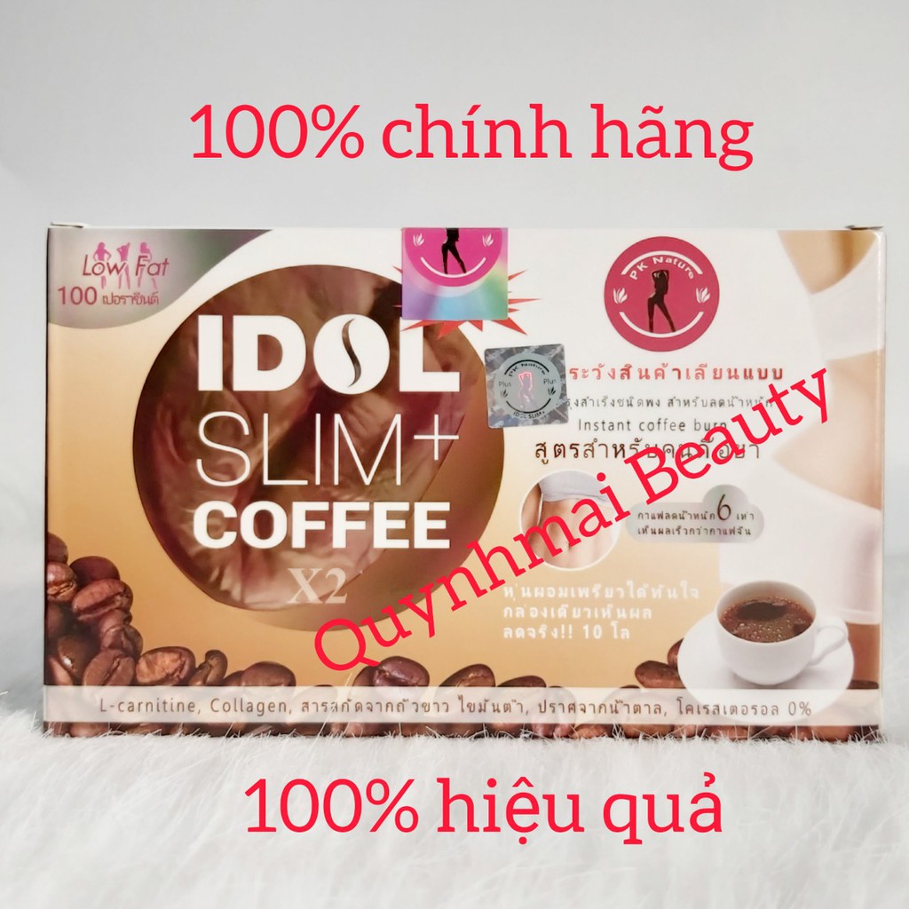 Bộ 2 Hộp Cafe Idol Slim Coffee Chính Hãng - Hoàn tiền 100% Nếu Không Hiệu Quả