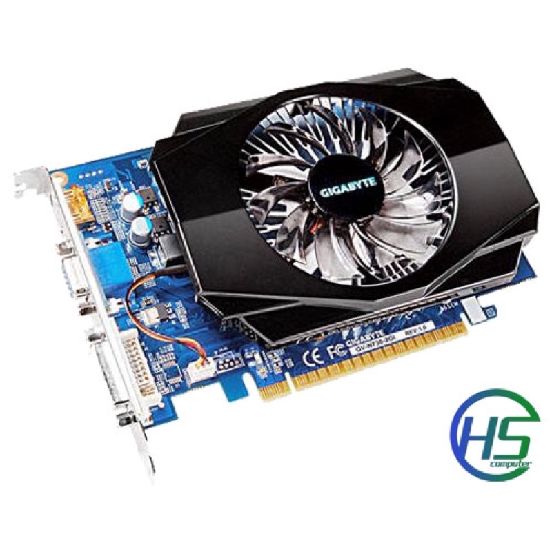 Card màn hình VGA Nvidia Giga GT730 /DDr5/2GB, tặng kèm miếng dán tản nhiệt