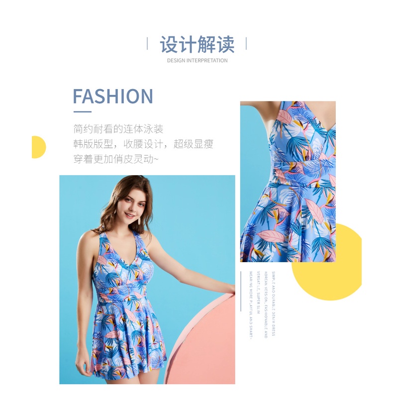 Bộ Đồ Bơi Một Mảnh Cỡ Lớn Che Phủ Bụng Thời Trang Mùa Xuân Cho Nữ | BigBuy360 - bigbuy360.vn