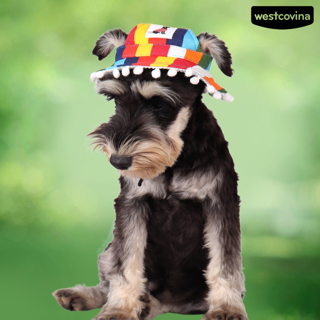 [Mới]♞Nón Tròn Mềm Mại Chống Nắng Cho Thú Cưng