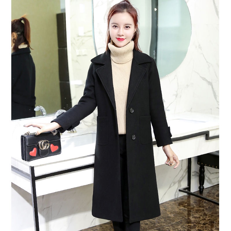 Áo Khoác Vải Tuýt Dày Dáng Dài Vừa Phải Thời Trang Cho Nữ 11.23 | BigBuy360 - bigbuy360.vn