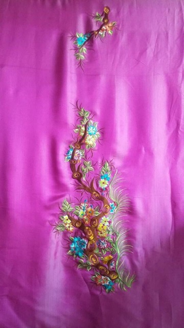 Vải lụa tơ tằm-khăn quàng cổ lụa tơ tằm