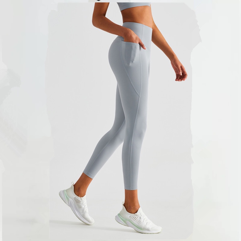 Quần legging Hoppe Fumeng có túi phong cách thể thao thời trang cho nữ