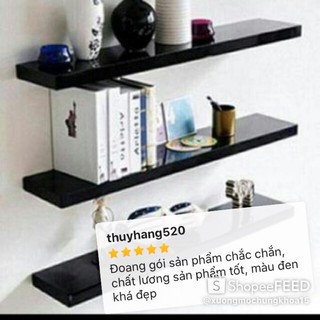 kệ treo tường gỗ lõi xanh nhập khẩu từ 30cm đến 1 mét