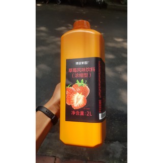 Siro Boudo Hương Dâu can 2 lit