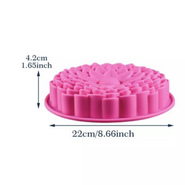 Khuôn silicon thạch ,rau câu hoa cúc vạn cánh