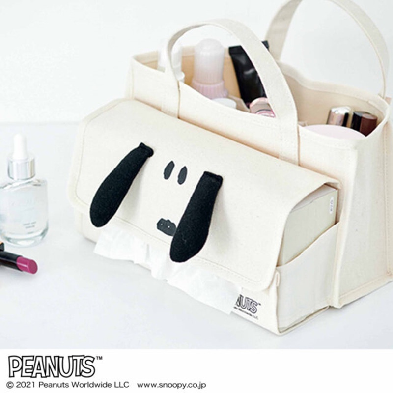 Túi Xách Vải Canvas Đa Năng In Hoạt Hình snoopy Kiểu Nhật Bản Dễ Thương Cho Mẹ Bỉm Sữa