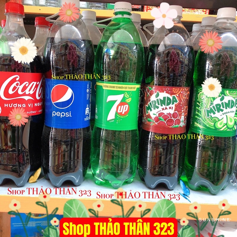 Nước Ngọt Có Ga Chai 1.5 Lít Coca-Cola/ Pepsi/ 7up/ Mirinda