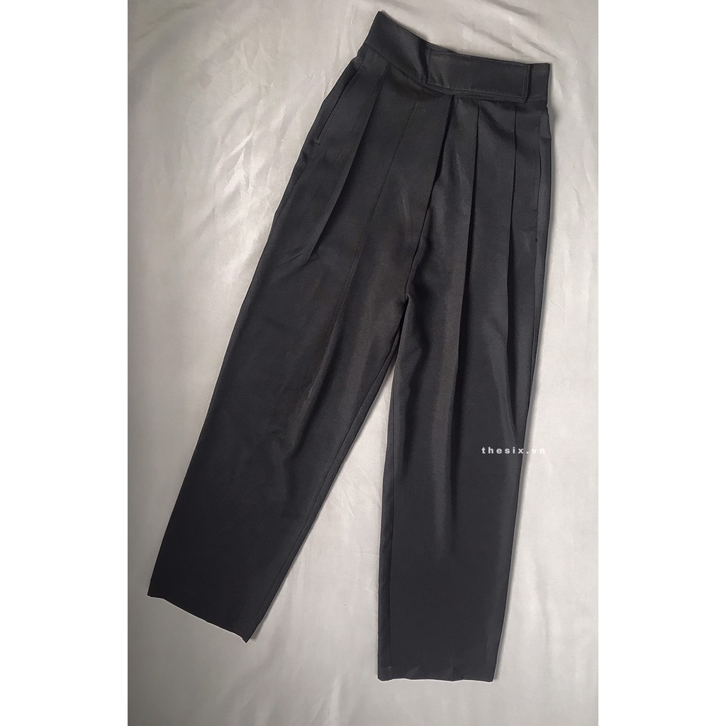 Quần tây ulzzang ống rộng lưng cao | BigBuy360 - bigbuy360.vn