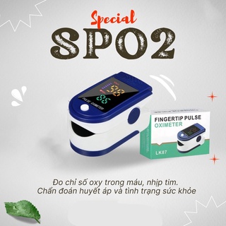 Máy đo nồng độ oxy trong máu và nhịp tim SP02 Fingertip Pulse Oximeter LK-87