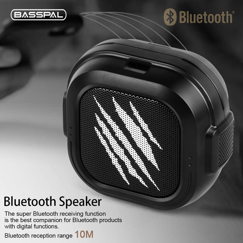 Loa nghe nhạc MP3 Basspal CY-06 Bluetooth không dây hỗ trợ thẻ TF