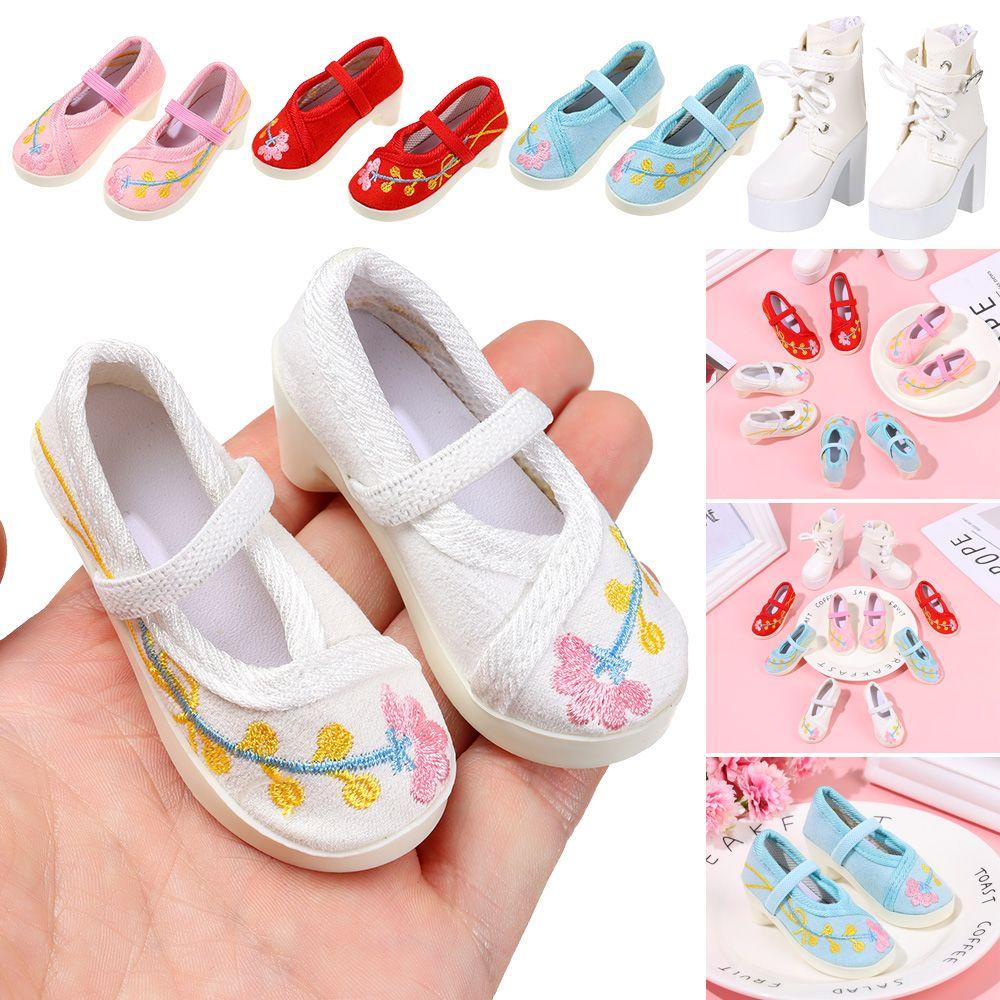 LUOL Giày Vải Thời Trang Cho Búp Bê 7.8CM Tỉ Lệ 1 / 3