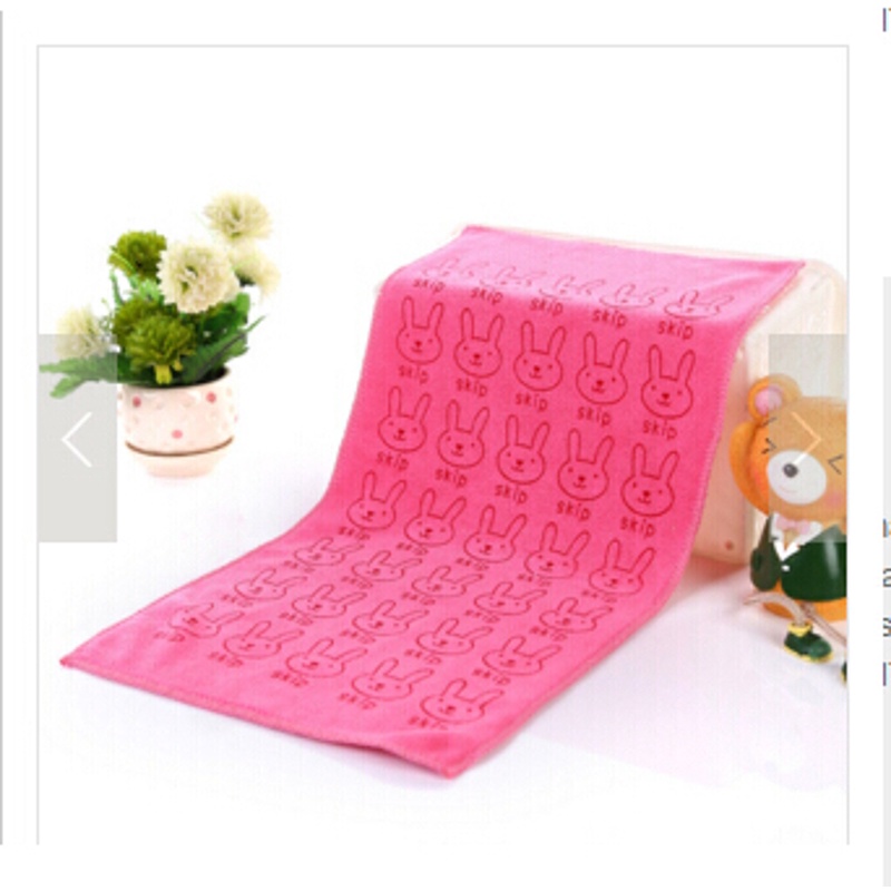 Khăn Tắm 30x75cm Hình Thỏ Dễ Thương Cho Bé