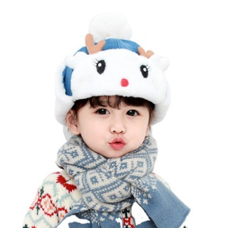 Mũ lông cừu sừng Hươu Phi Công MS21 mẫu bịt tai cực ấm cho bé trai bé gái mẫu mới nhất