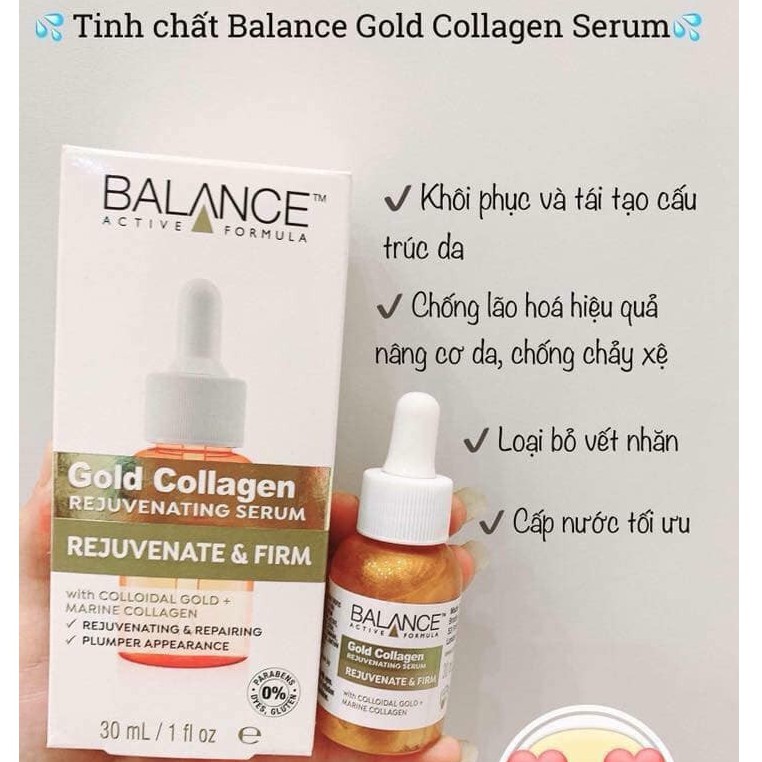 Tinh chất Serum Balance Gold Collagen Rejuvenating 30ml