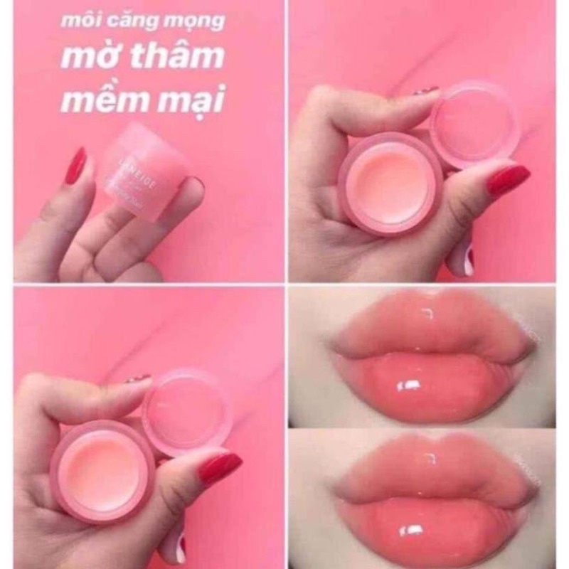 Ủ dưỡng môi laneige hủ 3gr giúp làm hồng môi,giảm thâm,giảm bong tróc,làm mềm môi,tinastore29
