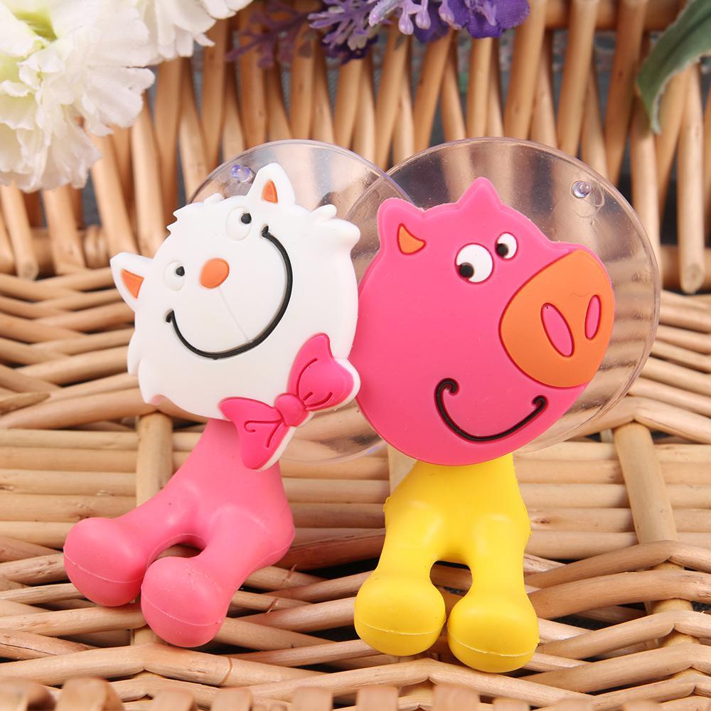 Giá Đỡ Bàn Chải Đánh Răng Gắn Tường Bằng Silicon Tiện Dụng Cho Phòng Tắm