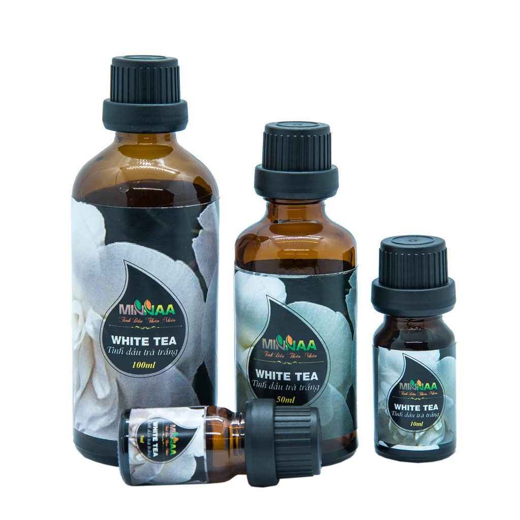 Chai 100ml Tinh dầu thơm phòng trà trắng 100ml, Tinh dầu thiên Minaa nhập khẩu Ấn Độ