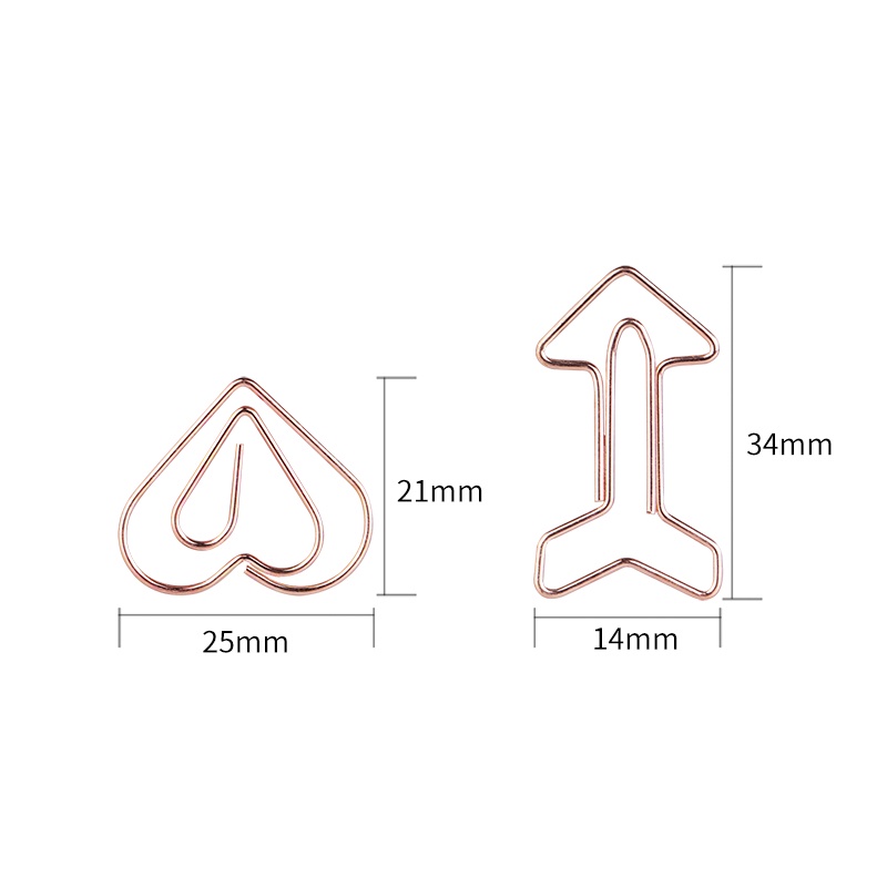 [LIFEMC02BPABAU -10% đơn 250K] Ghim vòng kẹp giấy kim loại nhiều hình Deli - 1 set 12 chiếc - 55/56/57