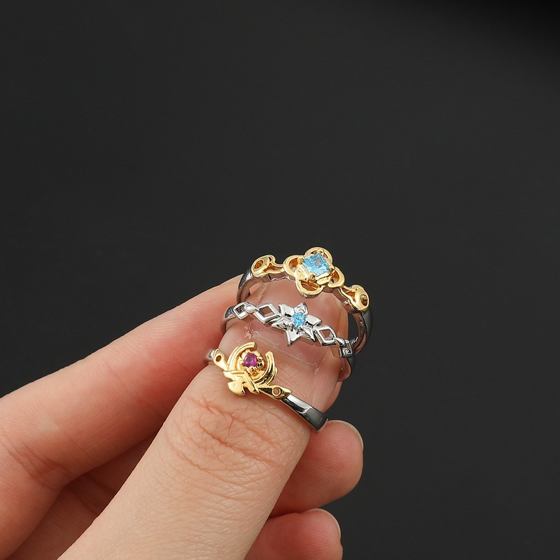 Nhẫn Hóa Trang Game Genshin Impact Xiao Zhongli Keqing Cao Cấp Tùy Chỉnh Được