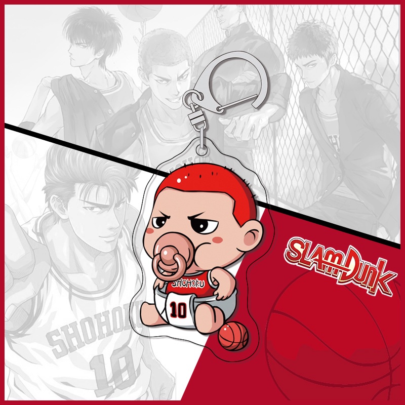 Móc Khóa Nhựa Acrylic Hình Nhân Vật Trong Slam Dunk Dễ Thương