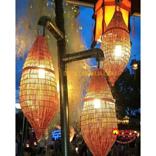 Xưởng sx- Đèn tre đèn mây tre nơm cá đó cá - Tre VN