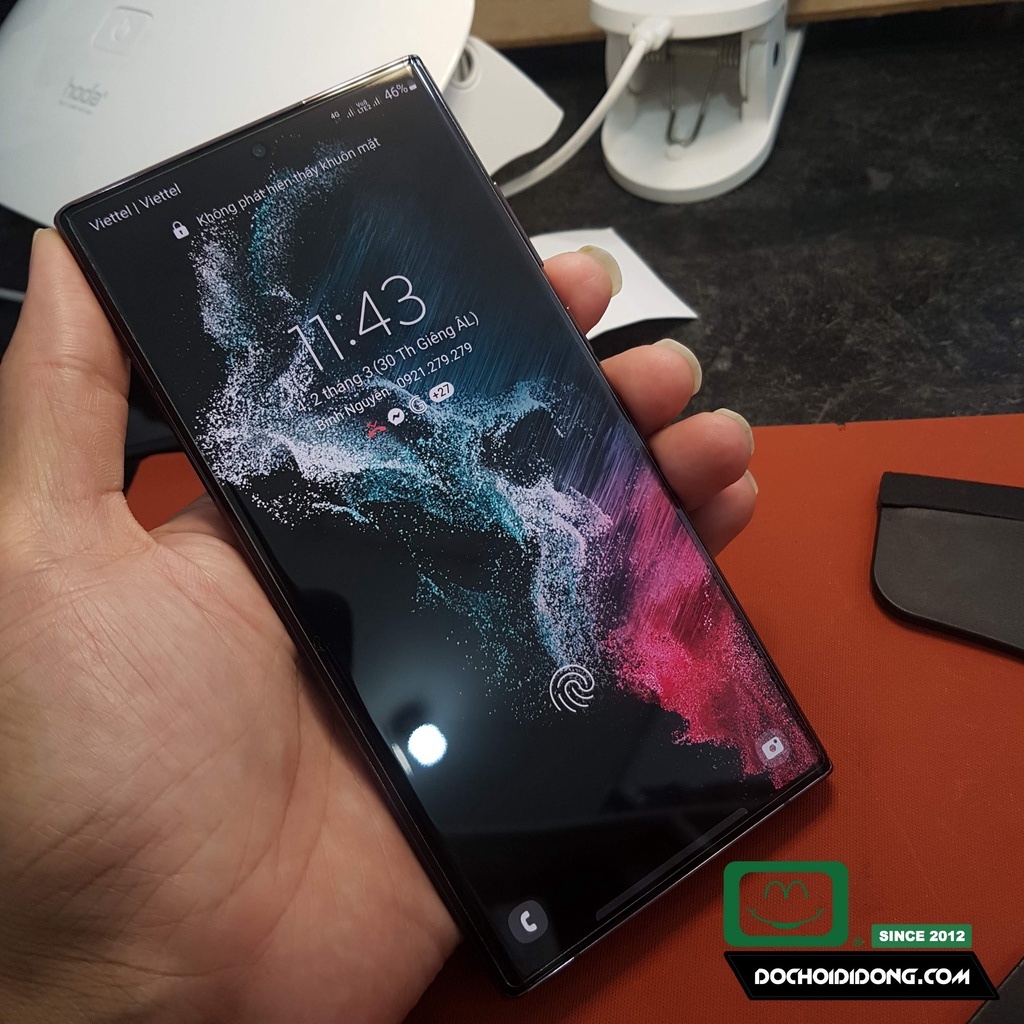 Miếng dán màn hình polime UV  Zacase như dán Zin kháng khuẩn cao cấp dành cho Samsung S22 + Plus Ultra 5G
