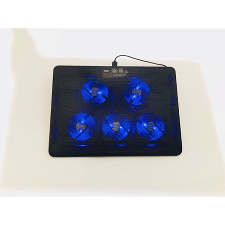 ĐẾ LAPTOP V5 LED 5FAN