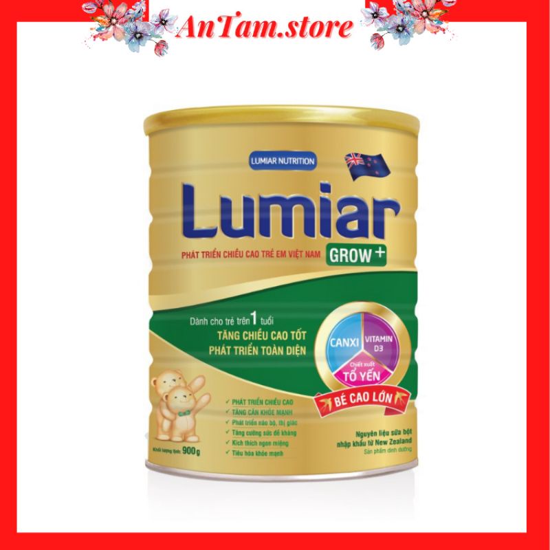 Sữa Lumiar gain. Lumiar grow. Lumiar Baby lon 900g