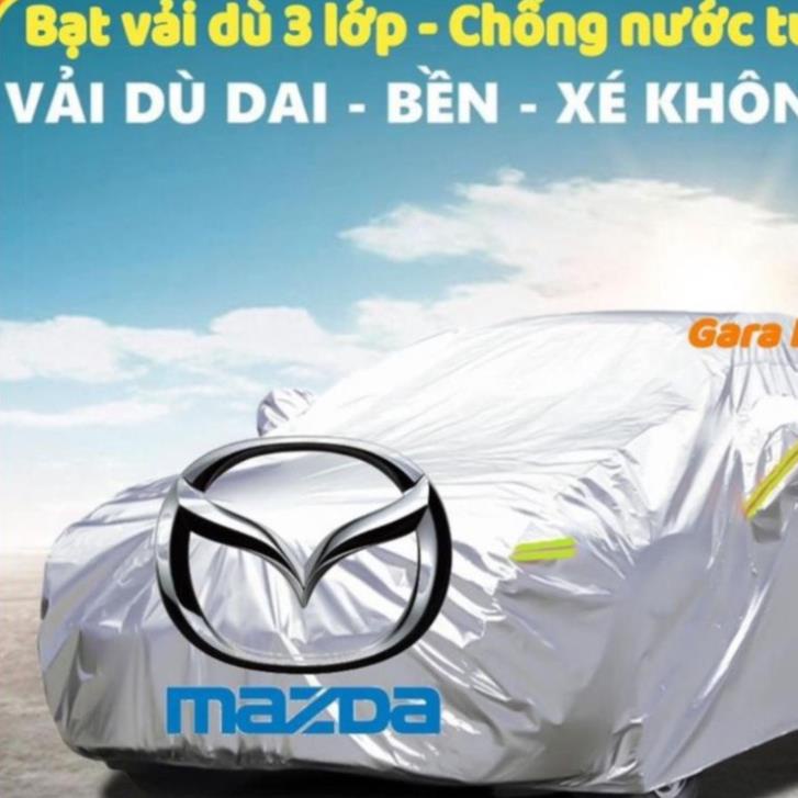 Bạt Phủ Ô Tô Vải Dù Mazda 2, Mazda 3, Mazda 6, CX5, CX8, CX9, BT50